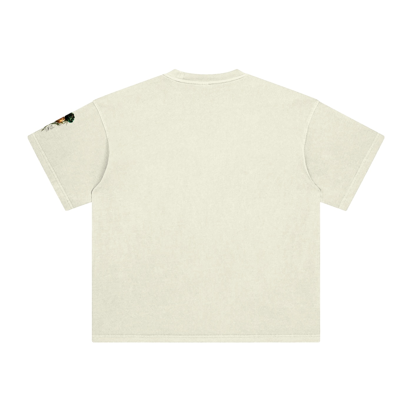 Pockets & Tex Enzyme Washed T-Shirt - Image 7