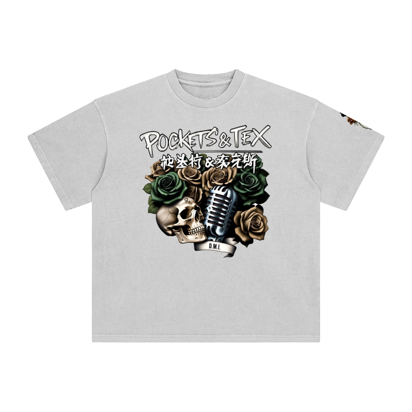 Pockets & Tex Enzyme Washed T-Shirt - Image 8