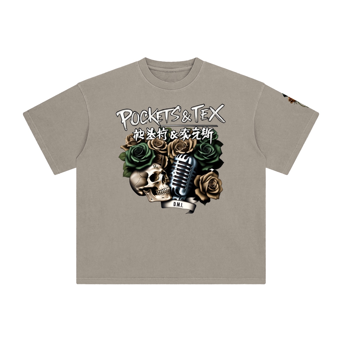 Pockets & Tex Enzyme Washed T-Shirt - Image 17