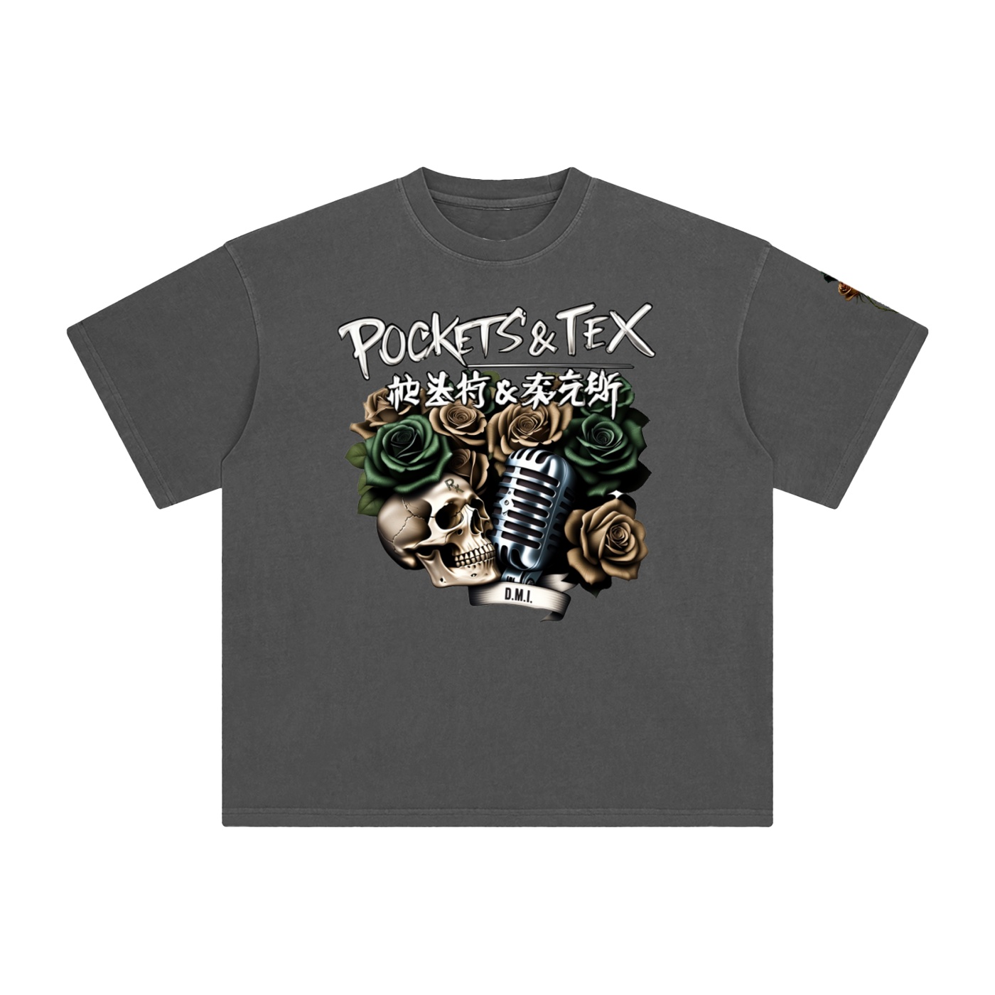 Pockets & Tex Enzyme Washed T-Shirt - Image 19
