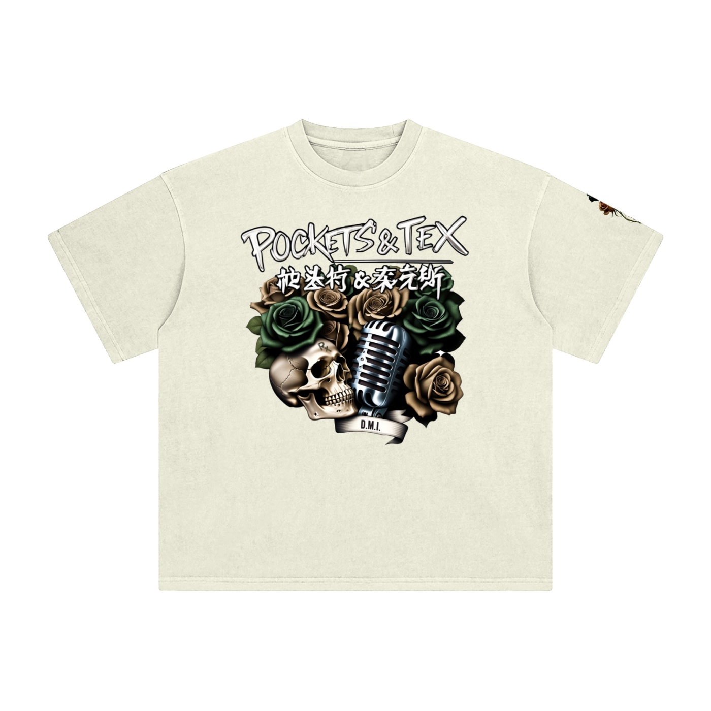 Pockets & Tex Enzyme Washed T-Shirt - Image 6